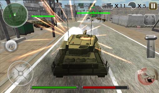 Tank defense attack 3D screenshot 1