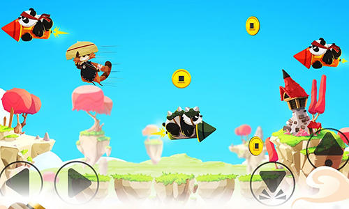Tanoo jump:Tanukis vs pandas screenshot 2