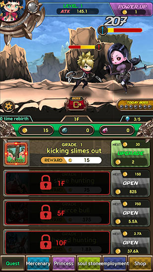 Tap knights: Princess quest screenshot 1