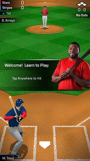Tap sports: Baseball 2015 screenshot 1