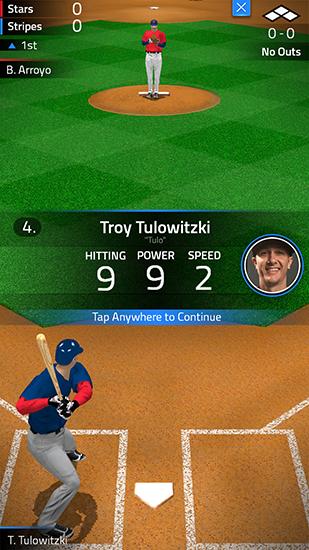 Tap sports: Baseball 2015 screenshot 3
