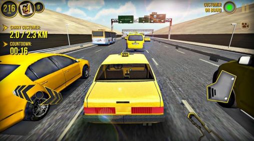 Taxi car simulator 3D 2014 screenshot 2