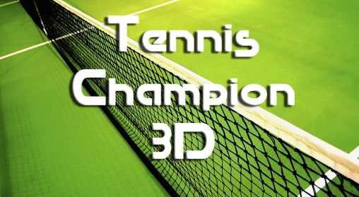 Tennis champion 3D poster