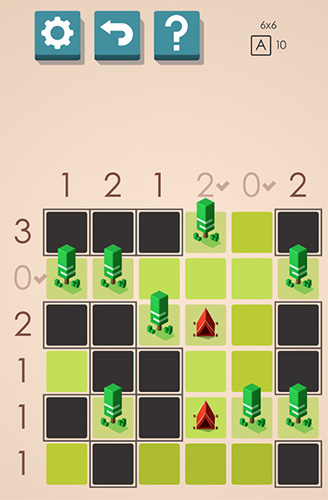 Tents and trees puzzles screenshot 3