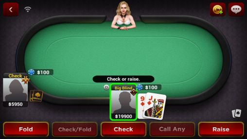 Online texas holdem