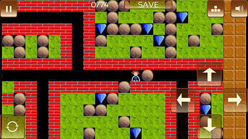 The gem hunter: A classic rocks and diamonds game screenshot 2