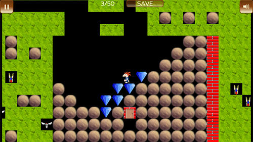 The gem hunter: A classic rocks and diamonds game screenshot 4