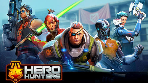 The hunters: RPG hero battle shooting poster