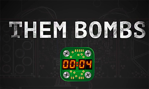 Them bombs: Co-op board game play with 2-4 friends poster