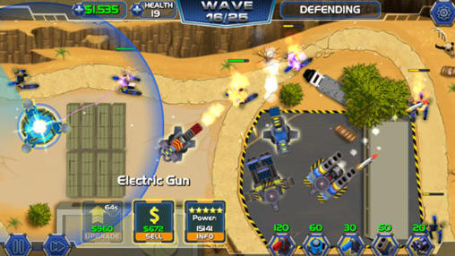 Tower defense: Robot wars screenshot 2