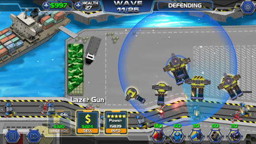Tower defense: Robot wars screenshot 3