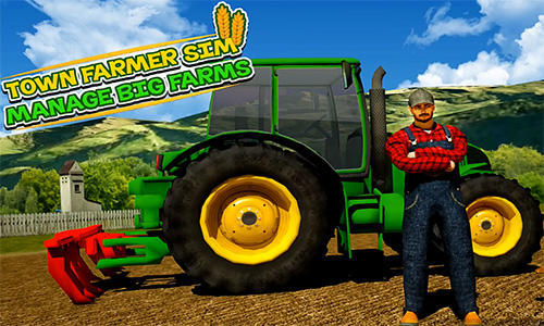 Town farmer sim: Manage big farms poster