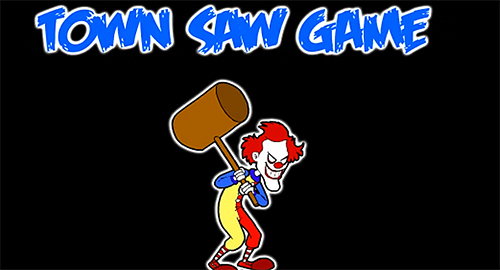 Town saw game poster