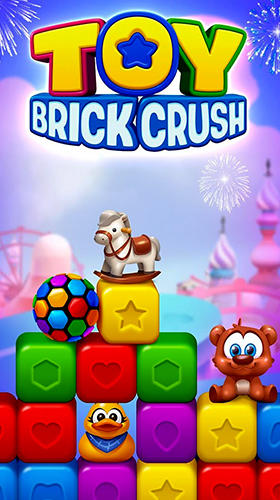 Toy brick crush poster