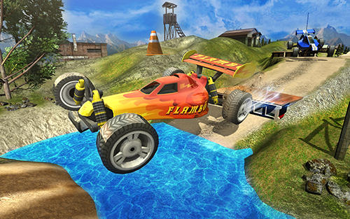 Toy truck hill racing 3D screenshot 3