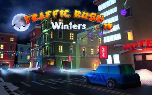 Traffic rush winters 3D poster