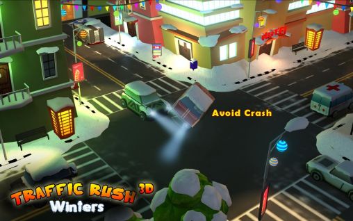 Traffic rush winters 3D screenshot 2
