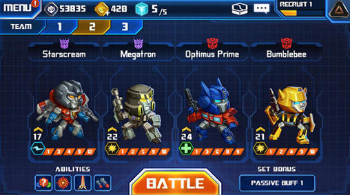Transformers: Battle tactics screenshot 1