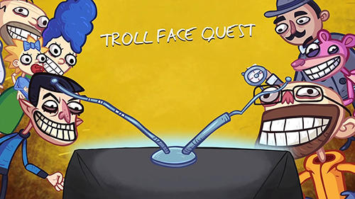 Troll face card quest poster