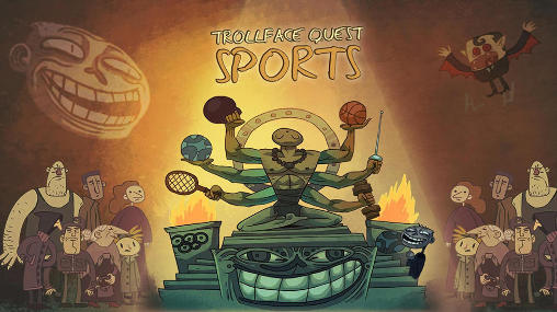 Trollface quest: Sports puzzle poster