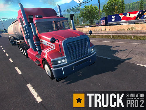 Truck simulator pro 2 poster