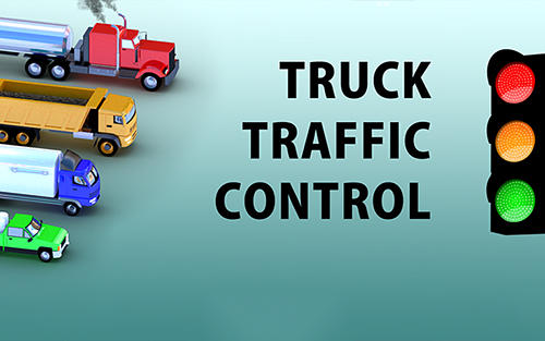 Truck traffic control poster