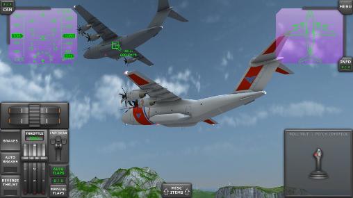 Turboprop flight simulator 3D screenshot 1