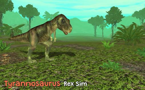 Tyrannosaurus rex sim 3D poster