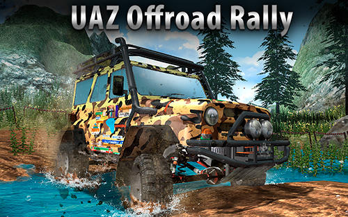 UAZ 4x4 offroad rally poster