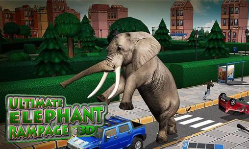 Ultimate elephant rampage 3D poster