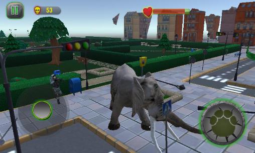 Ultimate elephant rampage 3D screenshot 2