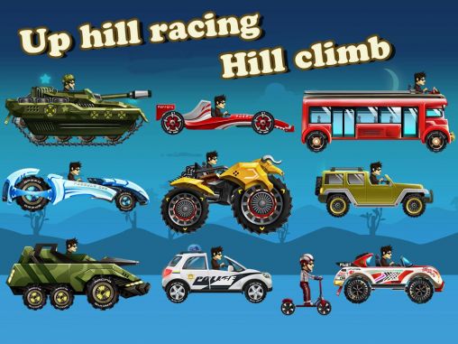 Up hill racing: Hill climb poster