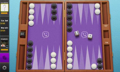 Viber backgammon screenshot 1