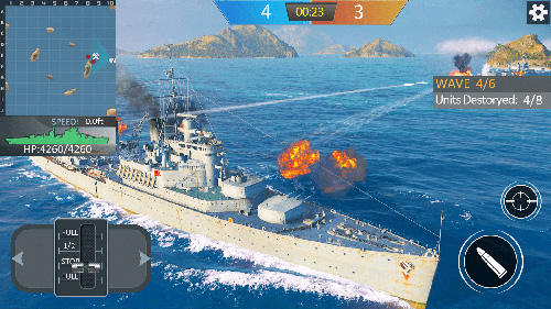 Warship sea battle screenshot 2