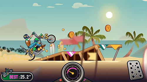 Wheelie cross: Motorbike game screenshot 3