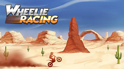 Wheelie racing poster