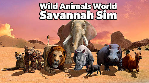 Wild animals world: Savannah simulator poster