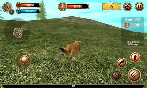 Wild cougar sim 3D screenshot 3