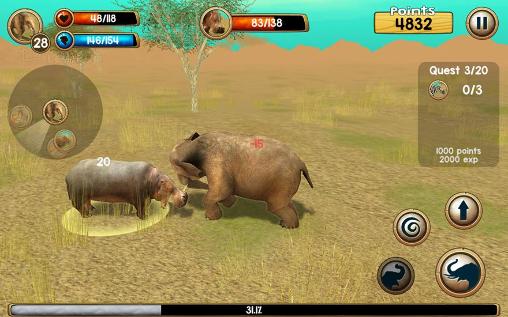 Wild elephant simulator 3D screenshot 2