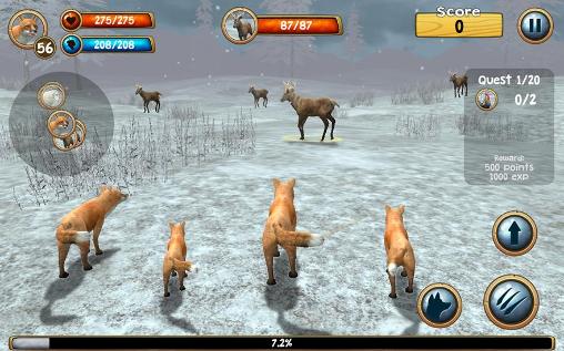 Wild fox sim 3D screenshot 1