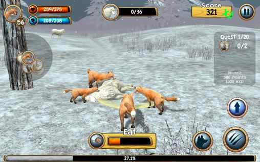 Wild fox sim 3D screenshot 3