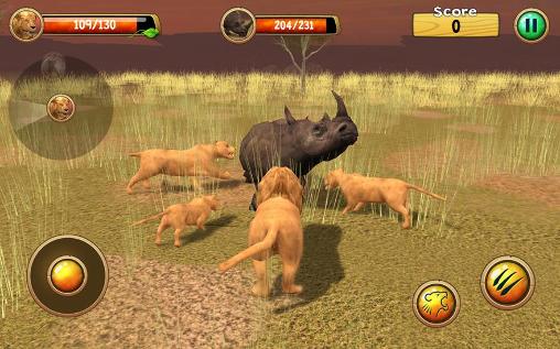 Wild lion simulator 3D screenshot 1