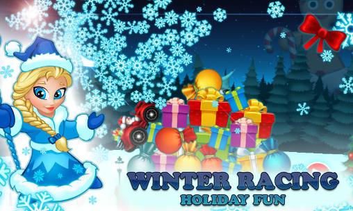 Winter кacing: Holiday fun poster