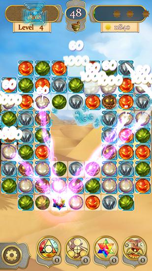 Wizard and genie: Match 3 stars screenshot 2