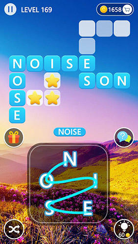 Screenshots of the Word across for Android tablet, phone.