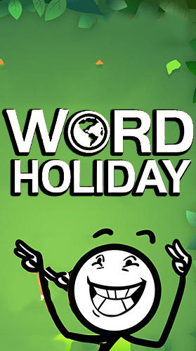 Word holiday poster