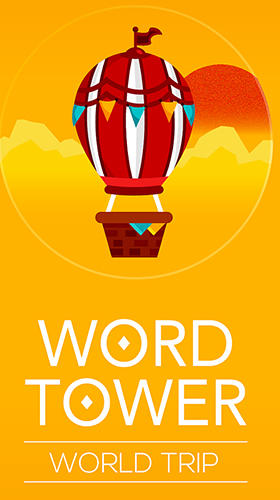 Word tower: World trip poster