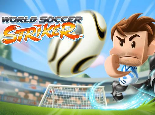 World soccer: Striker poster
