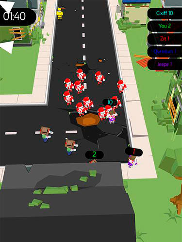 Zombie crowd in city after apocalypse screenshot 2