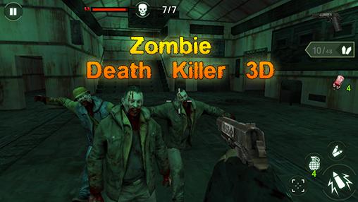 Zombie death killer 3D poster
